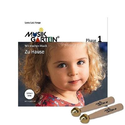 Musikgarten 1 - Zu Hause - Familienpaket, Taschenbuch von Lorna Lutz Heyge, Hohner, 978-3-920468-33-4