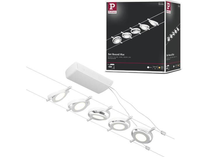 Paulmann CorDuo LED Système de câbles RoundMac Set de base
