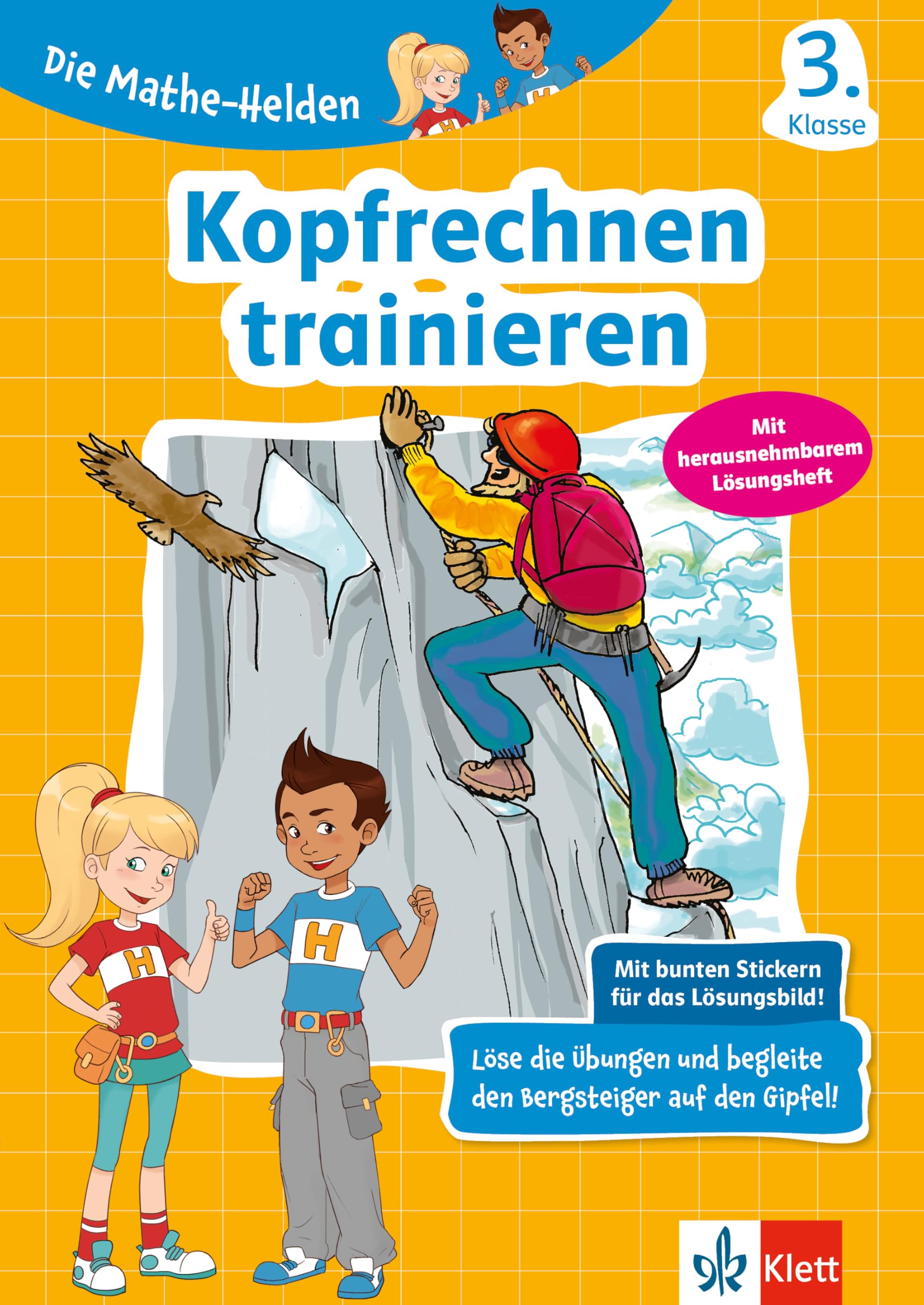 Klett Die Mathe-Helden Kopfrechen-Training 3. Klasse: Mathe-Übungsheft für die Grundschule - Preis vom 30.09.2026 09:01:18 h