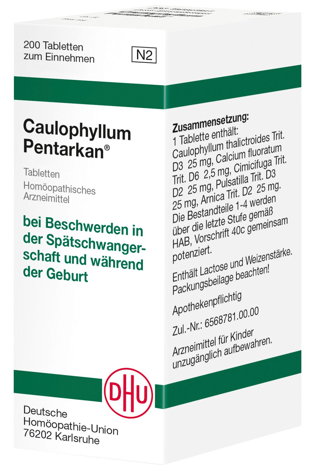 Caulophyllum Pentarkan Tabletten 200 St