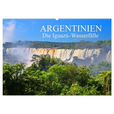 Argentinien. Die Iguazú-Wasserfälle (Wandkalender 2027 DIN A2 quer), CALVENDO Monatskalender