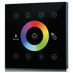Rutec 80520 AC-DMX Touchpanel 4 ZONEN RGBW