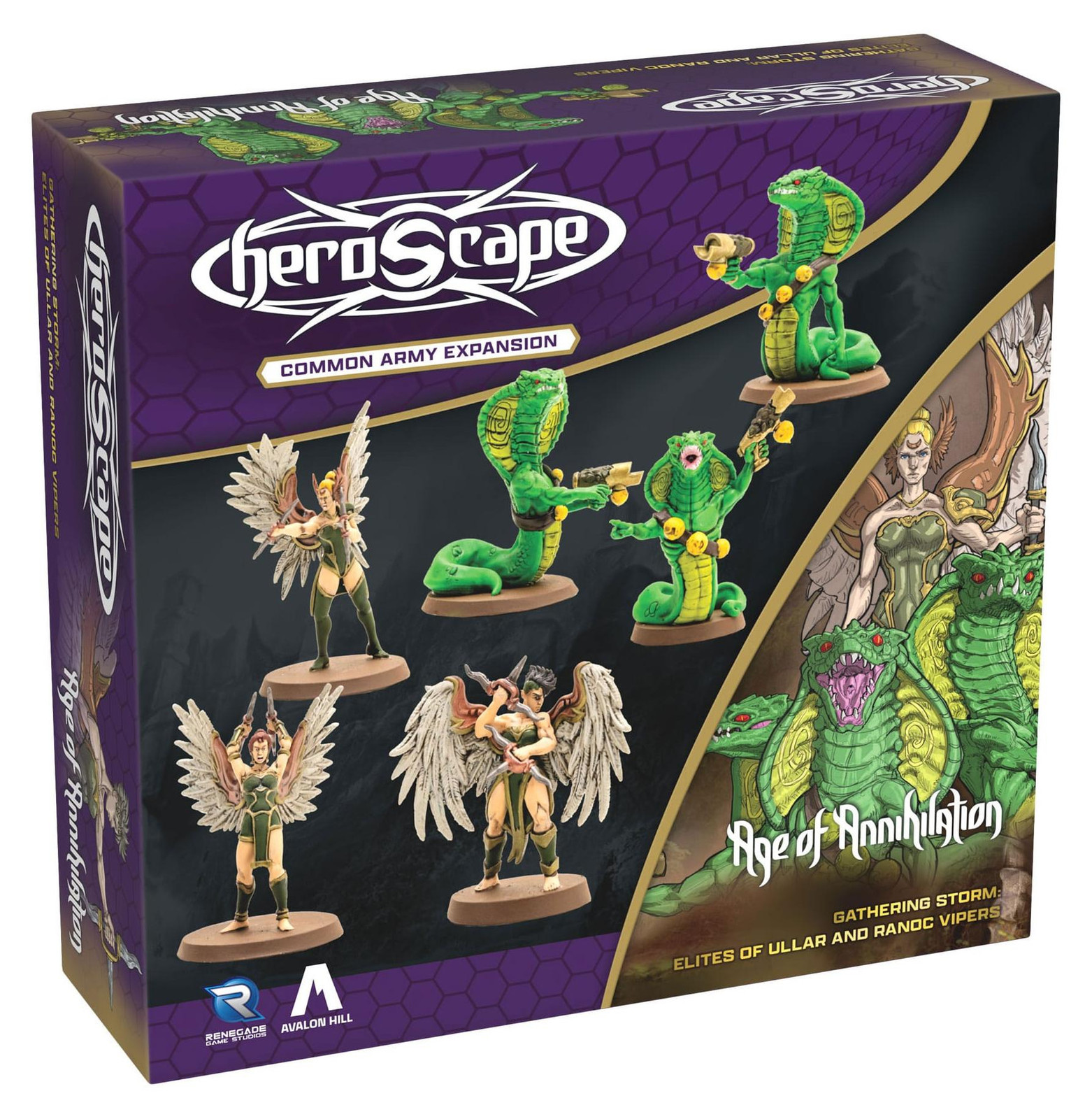 Heroscape Age of Annihilation Elite en Viper uitbreiding bordspel Engelstalige versie van Renegade Game Studios