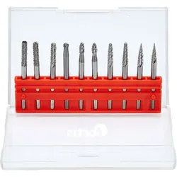 Kleinfrässtift-Satz HM 3mm 10-teilig