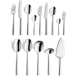 Amefa Moderno 1923 - 60-pc Cutlery set in retail touch box, Besteck, Silber