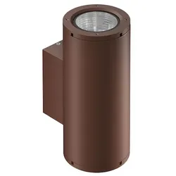 Sunset XL 16W LED-Wandleuchte Innen- & Außenbereich, IP65, indirektes Licht, Lichtfarbe wählbar 2700K/3200K/4000K, Corten - Beneito & Faure