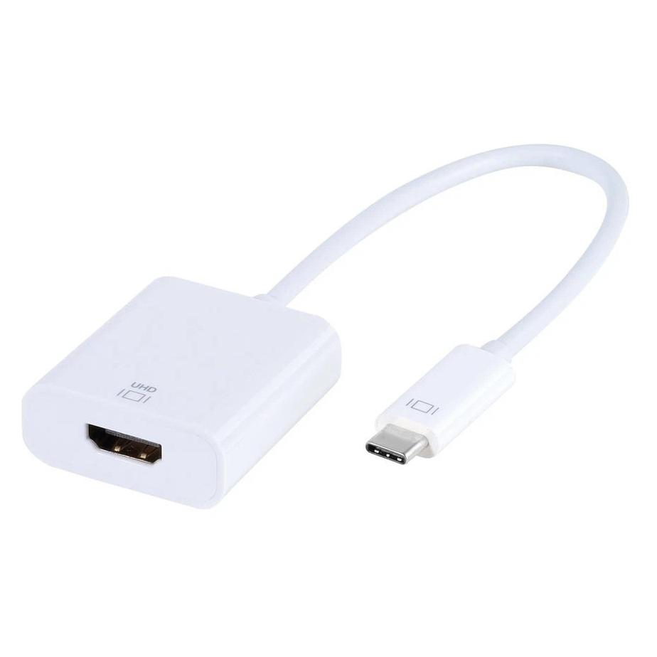 Vivanco 0,15 m USB-Typ-C-auf-HDMI-Adapter - Weiss (HDMI) (VVITADHDMITCW)