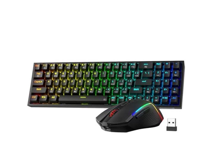 Redragon BS136 Gaming-toetsenborden en -muizen, combos, draadloos, 75%, 8000dpi, muis