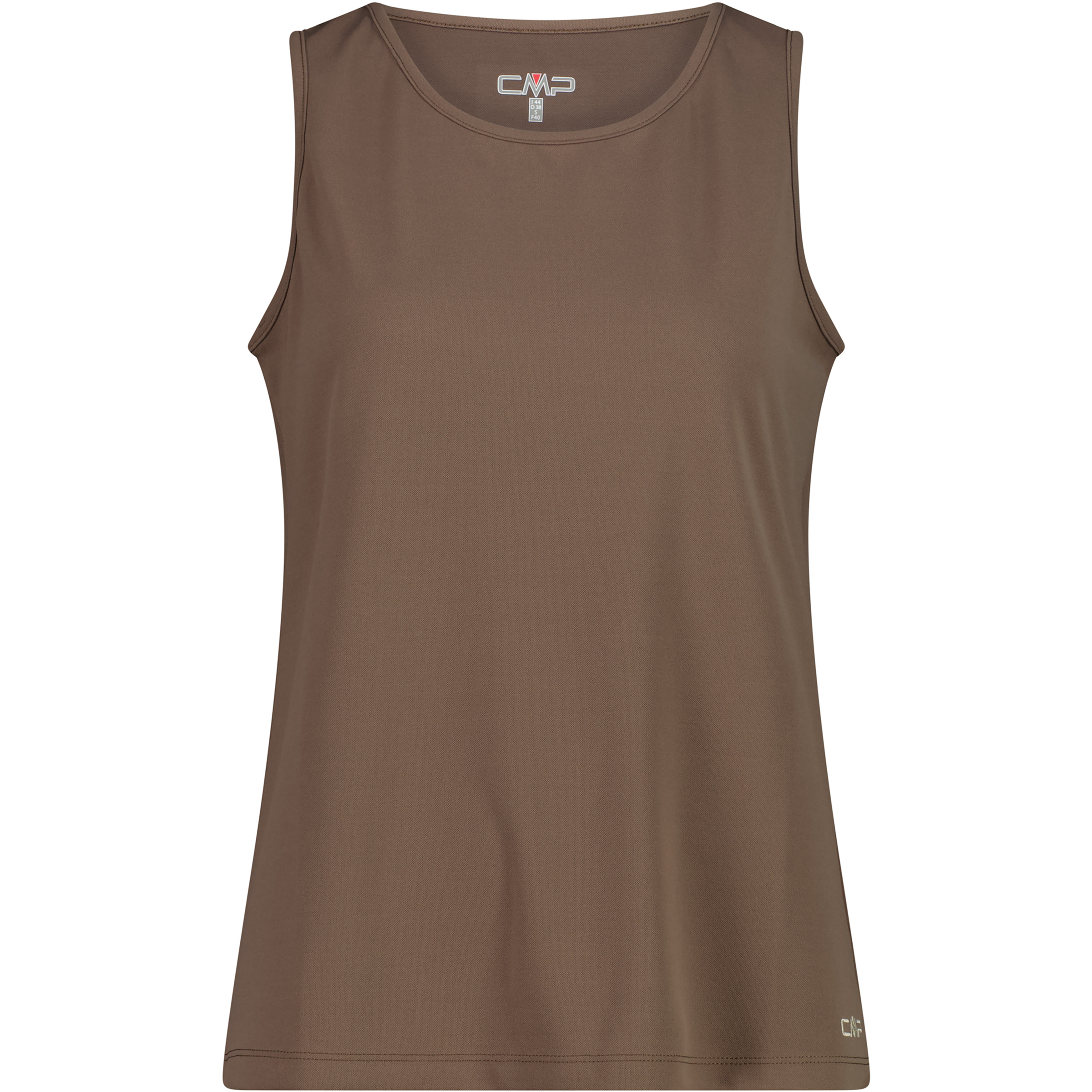 CMP Top Damen Tanktops braun Größe L Trekking Geruchsneutralisierend