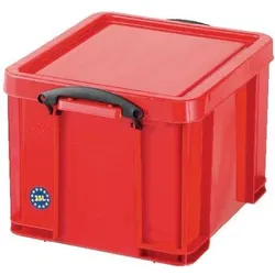 Really Useful Box, Dokumentenablage, Aufbewahrungsbox mit Visitenkartenfach 180x215mm transparent
