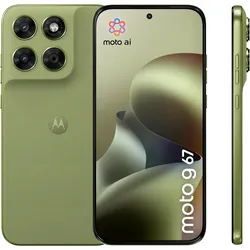 Motorola Moto G67 (256 GB, Pantone Nile, 6.78", Hybrid Dual SIM + eSIM, 5G), Smartphone, Grün
