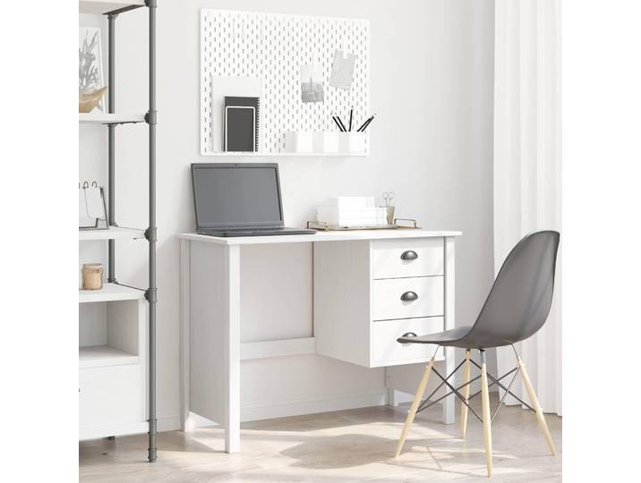 Maison Exclusive - Bureau à tiroirs HILL Blanc 100 x 45 x 74 cm