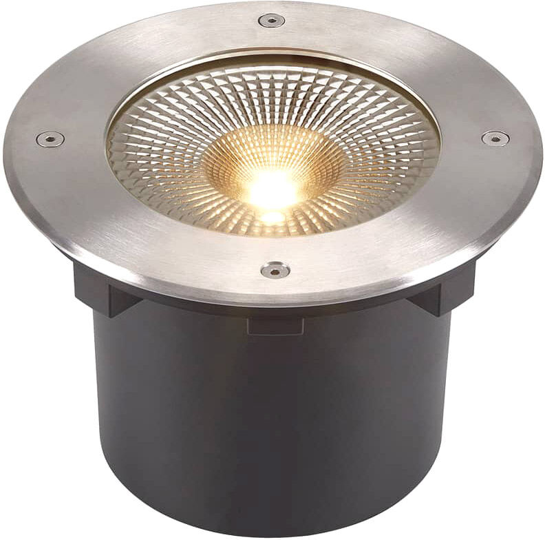 Slv Rocci 200 El Rund, Bodeneinbauleuchte Schwarz 16w 3000k 120° - Einbauleuchten (Outdoor)