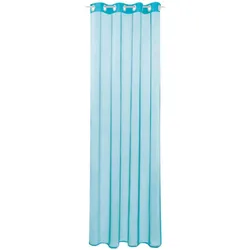 Bestlivings Ösenschal Noella Transparent 140x145cm, Farbe: türkis - aqua