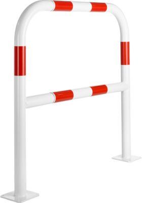 Sicherheitsgitter, zum Aufdübeln, L 1000 mm, weiß/rot