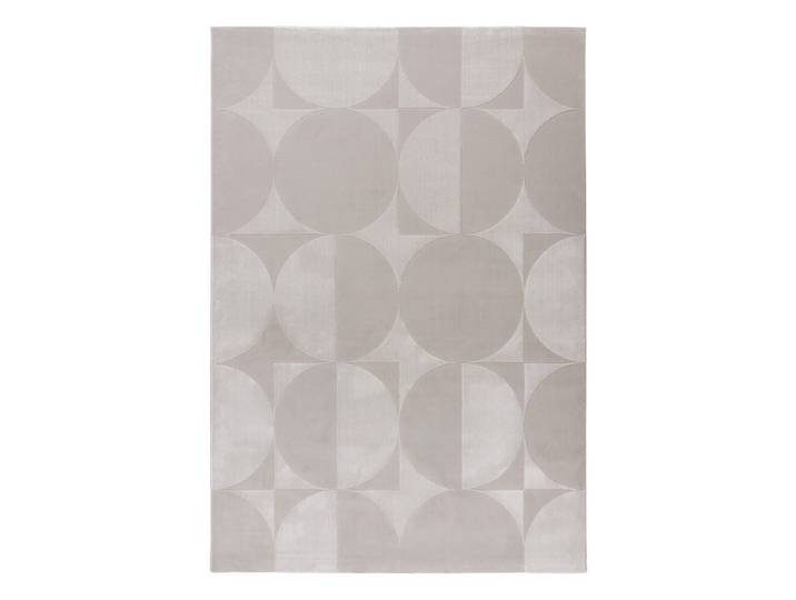 Teppich KAYOOM Stage 625 , beige (silber), B:80cm H:11mm L:150cm, Polypropylen, Teppiche, Teppich, weicher Kurzflor, Hoch Tief Struktur, Wohnzimmer