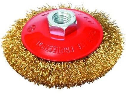 FESTA Roterende borstel voor boormachine met golfpatroon, 75 mm, M14 schroefdraad