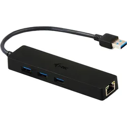 i-tec USB 3.0 Slim HUB 3 Port mit Gigabit Ethernet Adapter