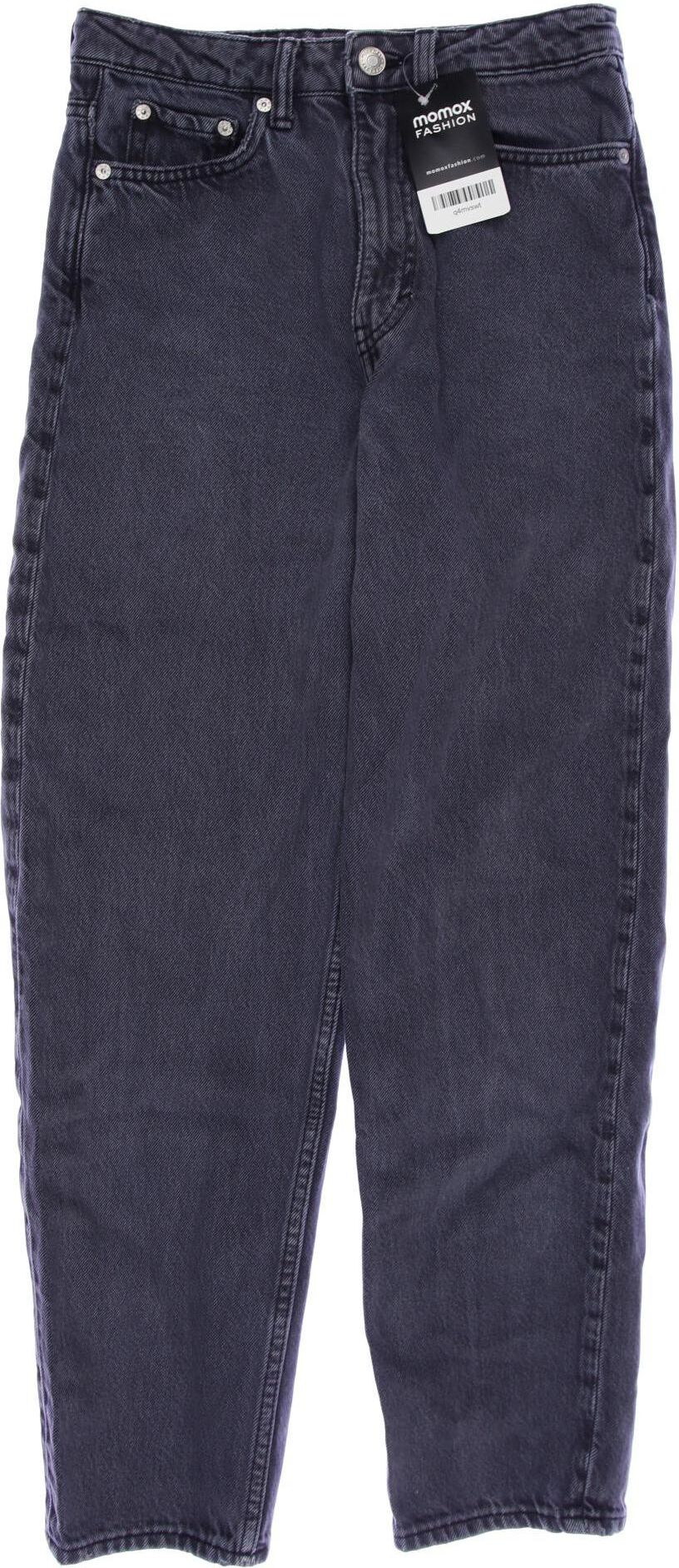 Weekday Damen Jeans, Grau, Gr. W25, Baumwolle - Second Hand