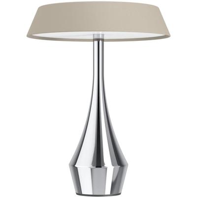 EGLO LED Tischleuchte "TURCIO", beige (chromfarben), 1, Ø 16,4cm H: 20cm, 1 Stk., Leuchten, Kabellose LED Tischlampe Turcio, Akku Touch Lampe dimmbar, LED Tischleuchte