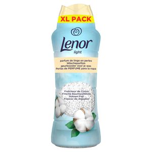 Lenor Wäscheparfüm light, Frische Braumwollblüte, Wäscheperlen, milder, langanhaltender Duft, 495 g