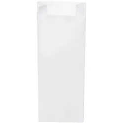 Papierfaltenbeutel weiß 15+7 x 42 cm `3kg`