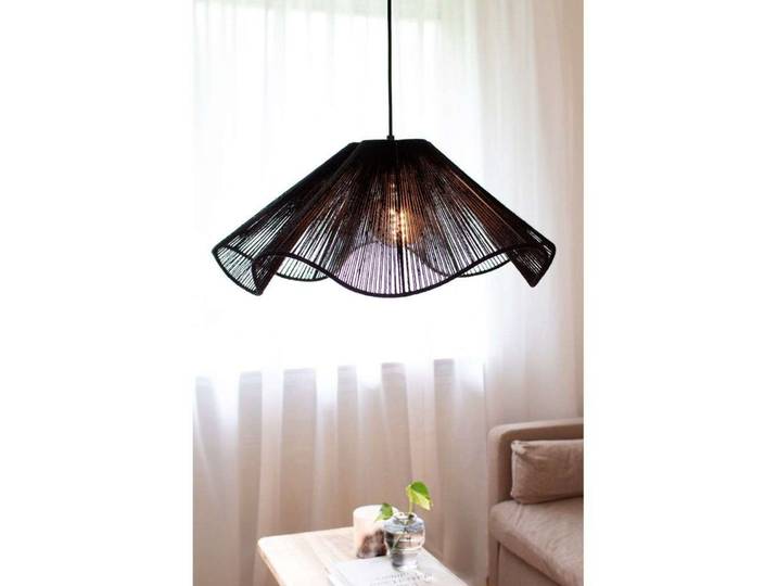 Nami Pendelleuchte Black - Markslöjd - Wohnzimmer - Stoff / Textil