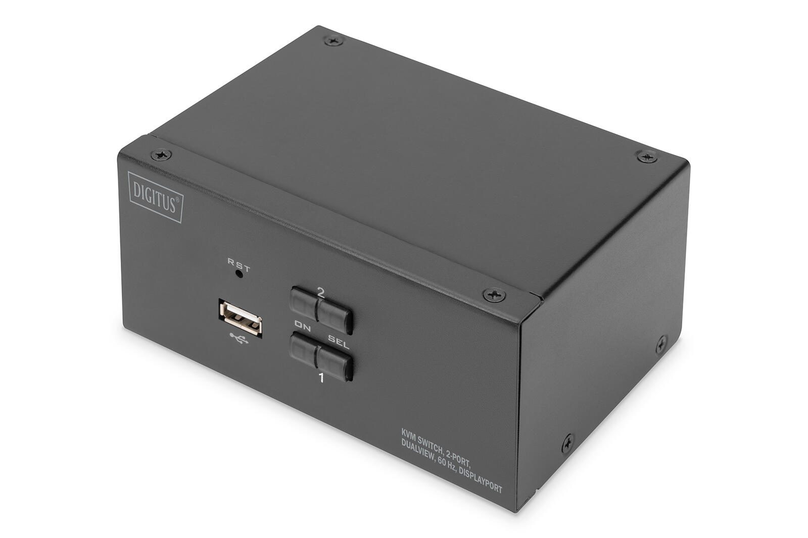 Digitus 2 Anschluss Displayport DualView 60 Hz 4K@60fp, Multiplattform-Unterstützung DS-12862