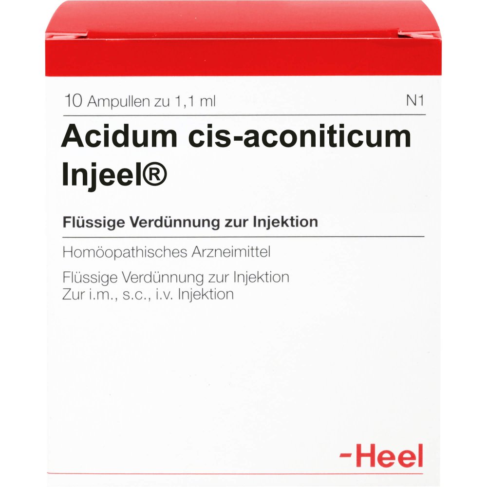 Biologische Heilmittel Heel GmbH Acidum Cis-aconiticum Injeel Ampullen 01474303