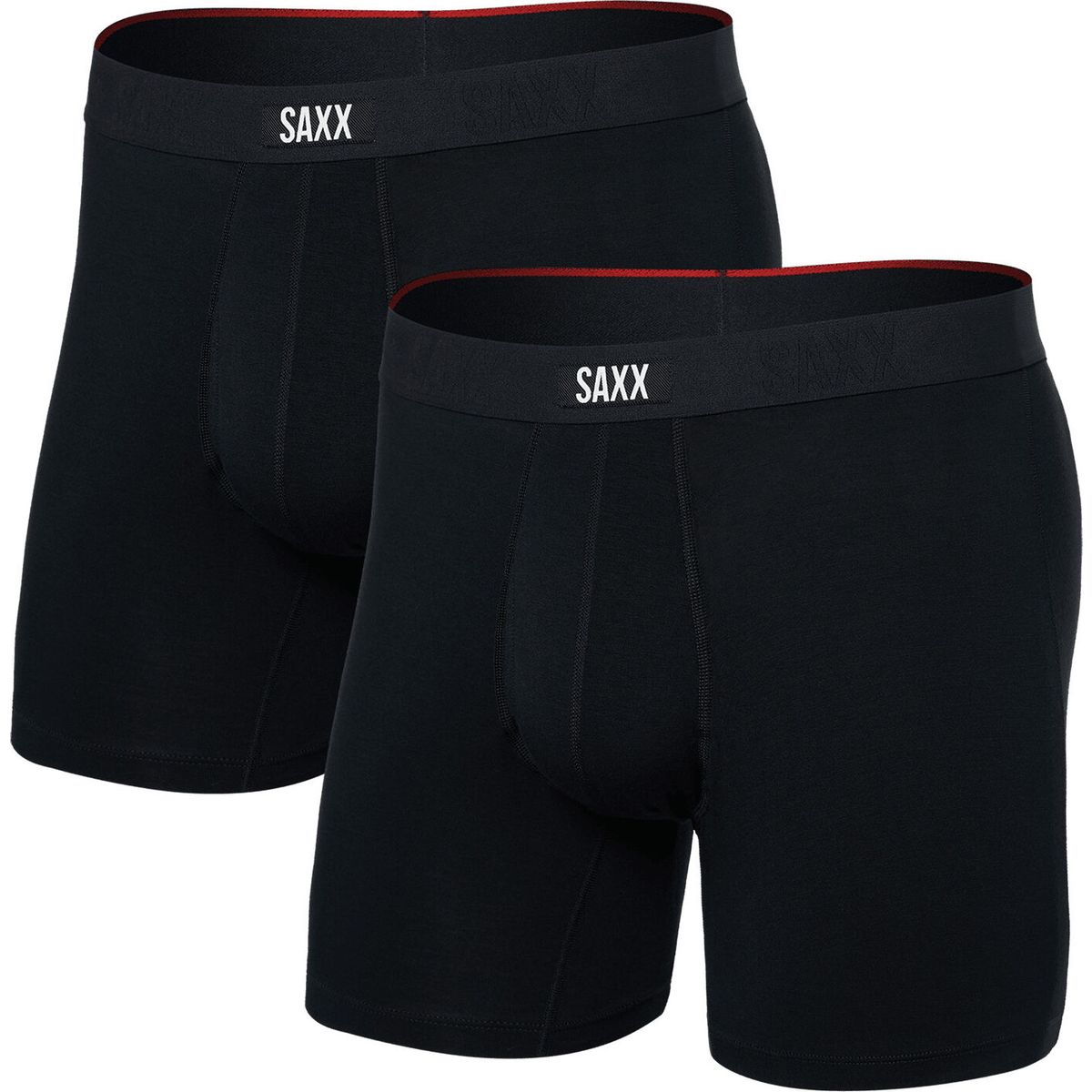Saxx Vibe Xtra Soft Comfort Boxer Brief FLY 2PK black (BLK) XL SXPP2VX-BLK-XL