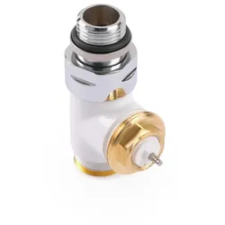 Terma Thermostat-Durchgangsventil CYLINDER GZ 1/2"-GZ 24-19 , TGZTBI006, Weiß TGZTBI006