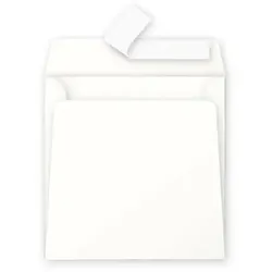 Pollen 200x Pack 20 Umschläge Pollen, 165x165mm, 120g - Elfenbein 55443C
