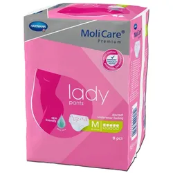 MoliCare Premium Lady Pants, 5 Tropfen, Gr. M, Hüftumfang 80 - 120 cm 8X8 St