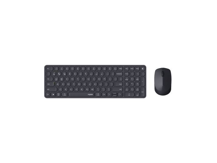 Rapoo 9310M Multi-mode Wireless Ultra-slim Desktop Combo Set Toetsenbord Zwart