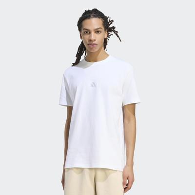 T-Shirt ADIDAS SPORTSWEAR "M AK SL TEE", Herren, Gr. 3XL, weiß, Obermaterial: 100% Baumwolle, normal, Rundhals, Shirts T-Shirt, mit Rundhalsausschnitt, sportlich, schwere Premium-Qualität