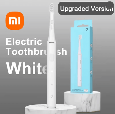 Inspire Essentials Xiaomi Mijia T100 Sonic Electric Toothbrush Rechargeable Waterproof Smart Brush white Up