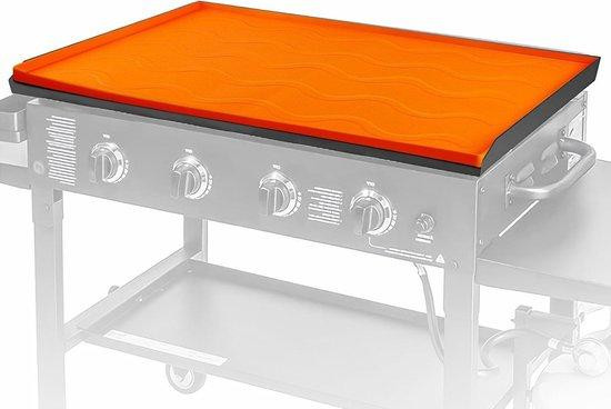 Oranje Siliconen Grillmat 71,12 cm voor Blackstone Grill en BBQ