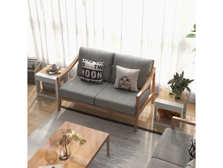 Lot de 2 tables de chevet de nuit à portée de main le soir à bonne hauteur pour attraper sans se relever 40 x 40 x 45 cm blanc