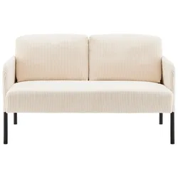 2-Sitzer-Sofa Miami Beige/Schwarz