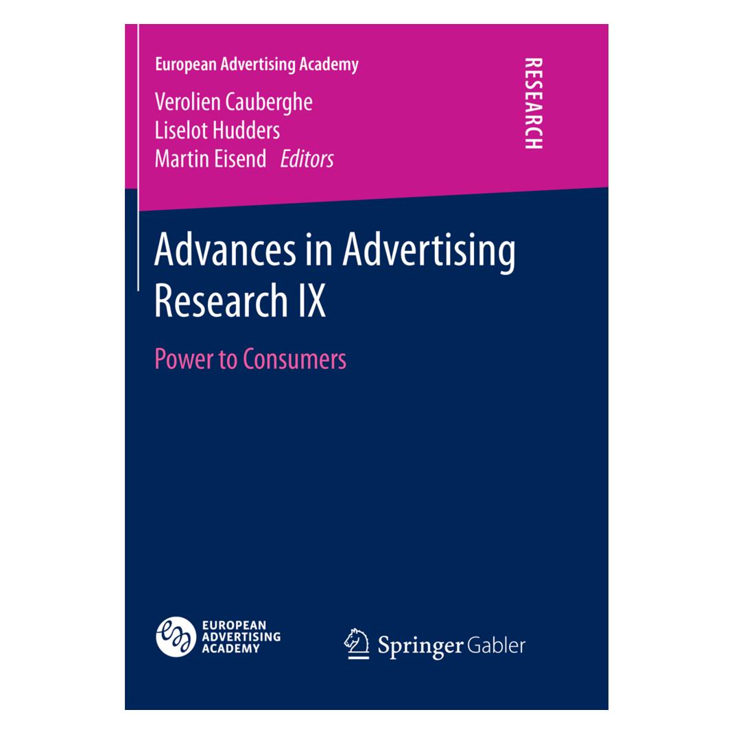 Springer Advances in Advertising Research IX (Englisch, Softcover, Liselot Hudders, Martin Eisend, Verolien Cauberghe) (56081371)