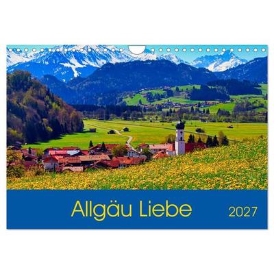 Allgäu Liebe (Wandkalender 2027 DIN A4 quer), CALVENDO Monatskalender