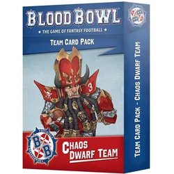 Games Workshop Blood Bowl: Chaos Dwarf Cards (Papier)