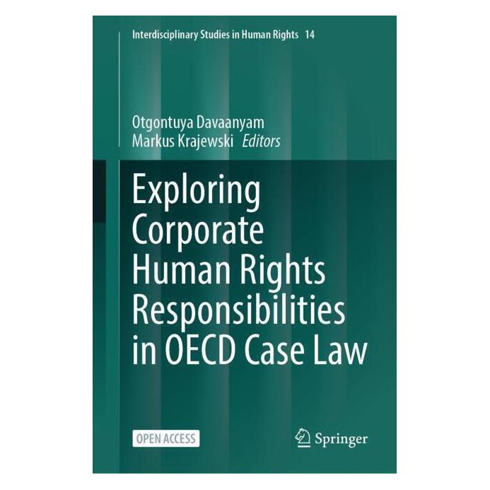 Springer Exploring Corporate Human Rights Responsibilities in OECD Case Law (Englisch, Hardcover, Markus Krajewski, Otgontuya Davaanyam) (53098237)