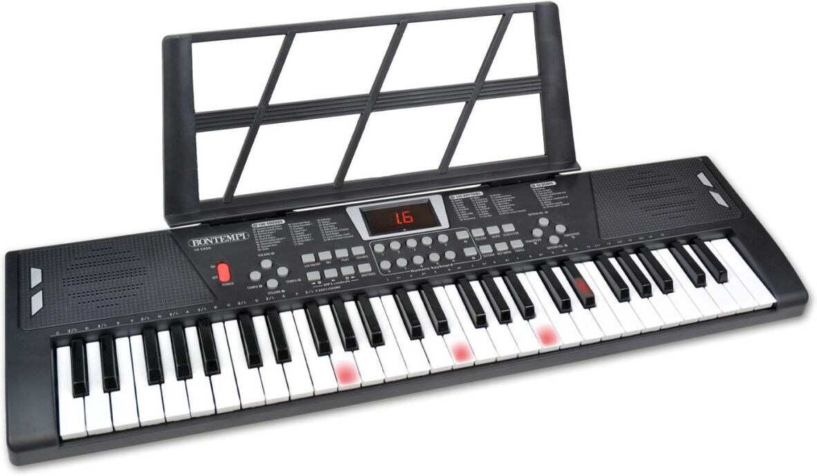 Clavier électronique sans fil avec 54 touches rétroéclairées - Bontempi