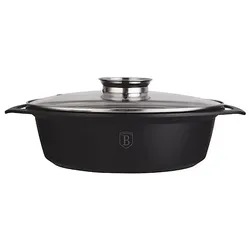 Berlinger Haus Strong mold Collection Bräter mit Glasdeckel und Aromaknopf, 3.8L