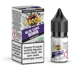 Blue Cake Bomb 10ml Liquid by K-Boom 6mg / 10ml