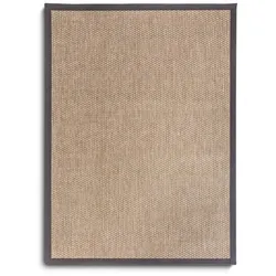 Webteppich Visby-VS 190 x 280 cm Polypropylen Grau