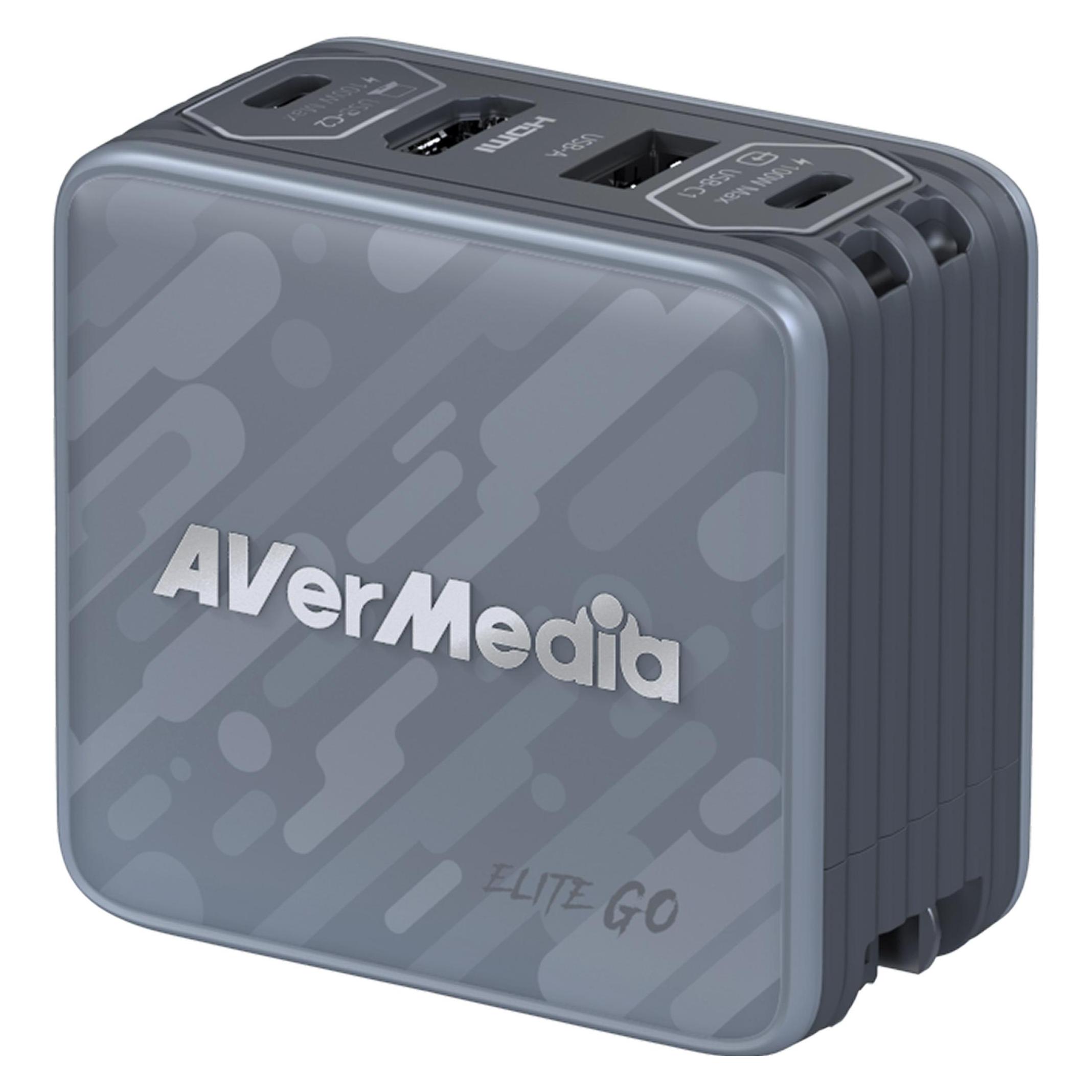 AVerMedia Ladedock, EliteGO (GC313Pro) Black, 100W GaN, HD (40AAGC313AWR)