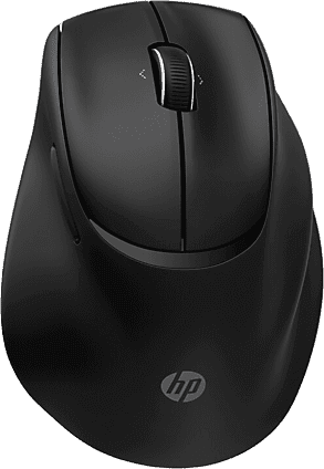 Ratón inalámbrico - HP Tilt Ergonomic Pink Mouse 720M, Inalámbrica, 1600 DPI, Negro