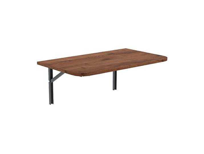 AKKE Klapptisch Wandklapptisch Esstisch - Klappbar Faltbar Platzsparend - Abgerundete Ecken - 70cm x 60cm - Antik-Eiche